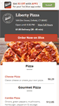 Mobile Screenshot of libertypizzamenu.com